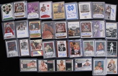 1910's-2010's Basketball Boxing Olympics Racing Trading Card Collection - Lot of 550+ with Majority Signed