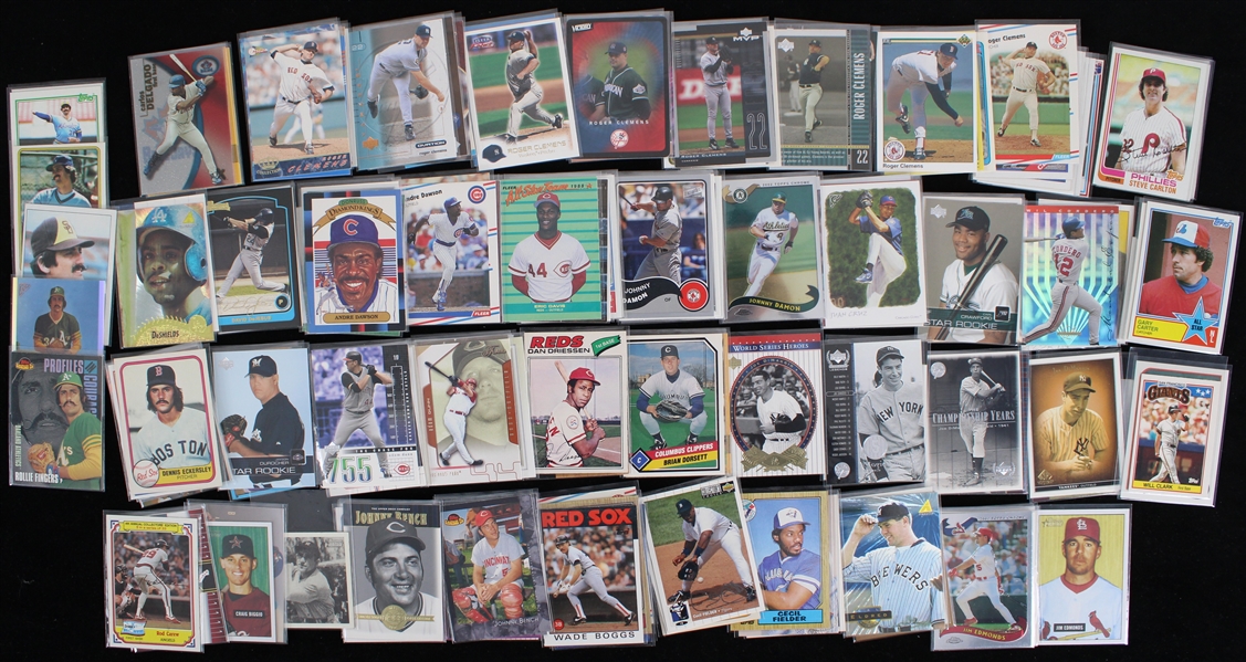 1980s-2010s Baseball Trading Card Collection - Lot of 1,700+