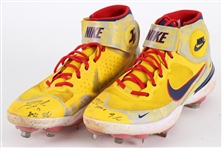 2022 Ronald Acuna Jr. Atlanta Braves Signed Nike Game Worn Cleats (MEARS LOA / JSA)