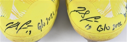 2022 Ronald Acuna Jr. Atlanta Braves Signed Nike Game Worn Cleats (MEARS LOA / JSA)