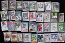 1970's-2010's Signed & Game Used Relic Baseball Trading Cards - Lot of 325+