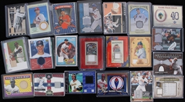 1970's-2010's Signed & Game Used Relic Baseball Trading Cards - Lot of 325+