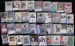 1970's-2010's Signed Football Trading Card Collection - Lot of 450+