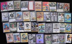 1970's-2010's Signed Football Trading Card Collection - Lot of 450+