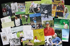 1970's-2000's Golf Signed Photo Collection - Lot of 60+