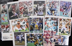 1970's-2000's Football Signed 8 x 10 Photos - Lot of 60+