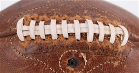 1929 Notre Dame Fighting Irish National Champions Multi Signed Lowe & Campbell Football w/ Head Coach Knute Rockne & More (MEARS LOA / Full JSA Letter)