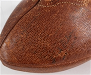 1929 Notre Dame Fighting Irish National Champions Multi Signed Lowe & Campbell Football w/ Head Coach Knute Rockne & More (MEARS LOA / Full JSA Letter)