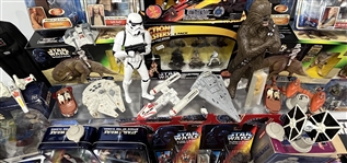 1980s-2002 Star Wars Collection w/ Figures, Books, Calendars & more (Lot of 100+)