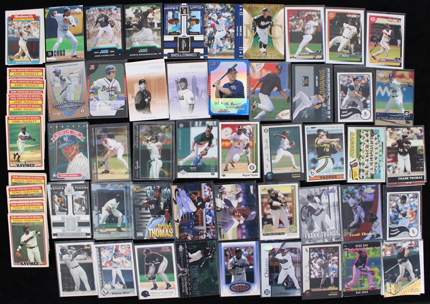1980s-2000s Baseball Trading Card Collection - Lot of 200+