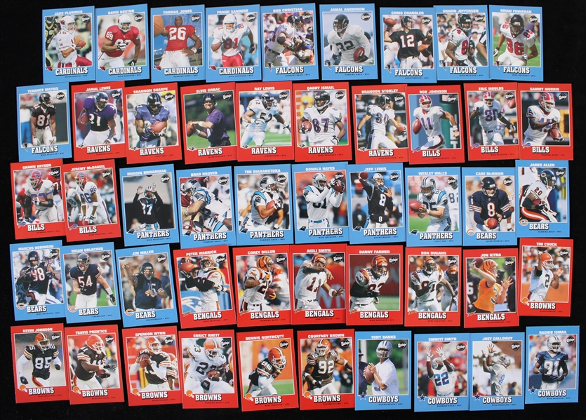 2001 Upper Deck Vintage Football Trading Cards Complete Set of 290 Cards w/ Michael Vick Rookie Card & More