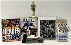 1970s-1990s Anthony Thomas Signed Batting Glove, Mike Ditka Signed Photo & more (Lot of 6)