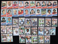 1976-79 Football Trading Card Collection - Lot of 200+ w/ Complete Wonder Bread Set & More