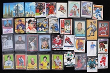 1960's-2000's Hockey Basketball Trading Card Collection - Lot of 140 w/ 16 Signed 