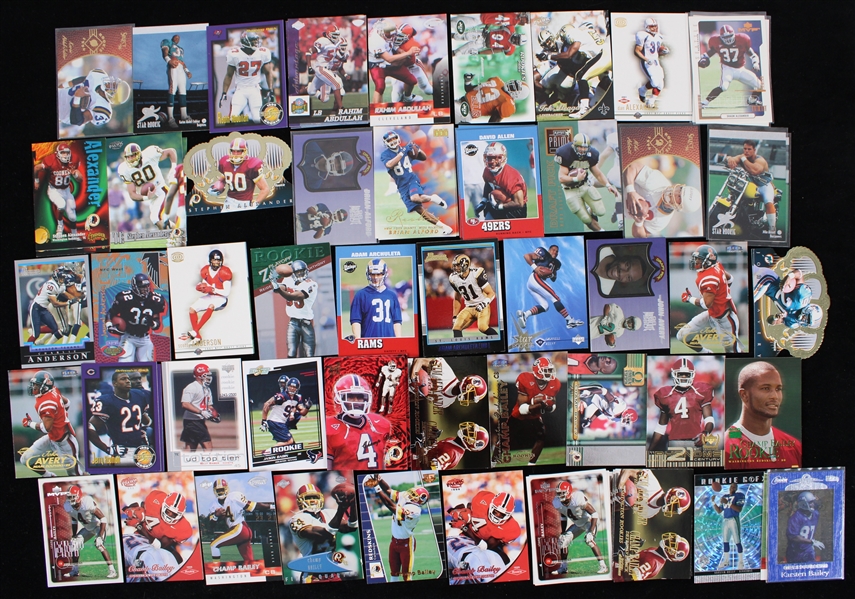 1990s-2000s Rookie Football Trading Card Collection - Lot of 500+