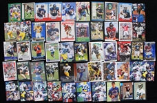 1990's-2000's Rookie Football Trading Card Collection - Lot of 200+