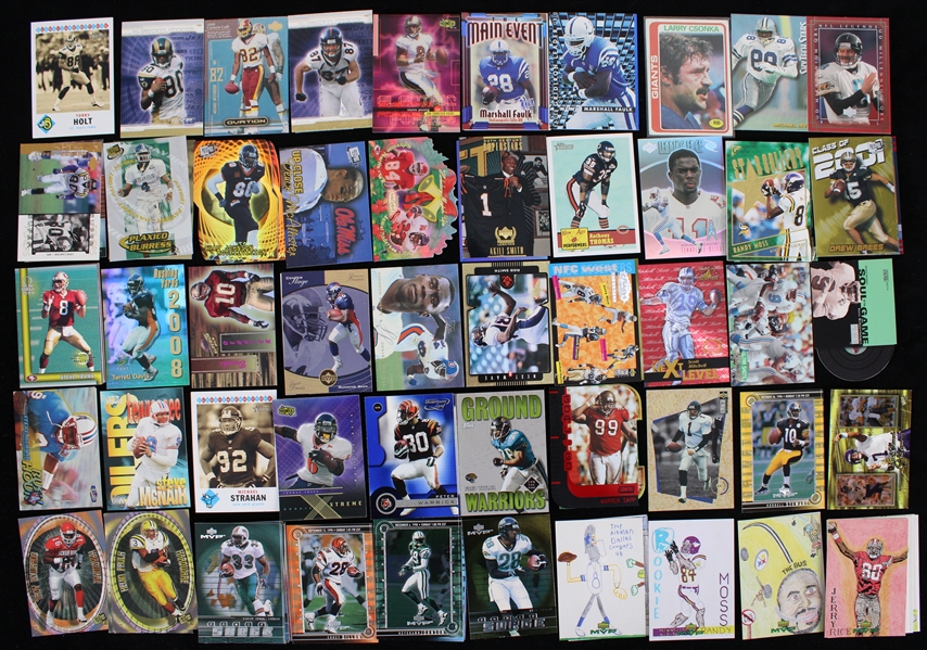 1980s-2010s Football Trading Card Collection - Lot of 400+
