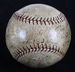 1927 (September 26) St. Louis Cardinals Cincinnati Reds Multi Signed ONL Heydler Game Used Baseball w/ Frank Frisch, Jim Bottomley, Jesse Haines & More (MEARS LOA/Full JSA Letter/Haines Collection)