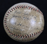 1927 (September 26) St. Louis Cardinals Cincinnati Reds Multi Signed ONL Heydler Game Used Baseball w/ Frank Frisch, Jim Bottomley, Jesse Haines & More (MEARS LOA/Full JSA Letter/Haines Collection)