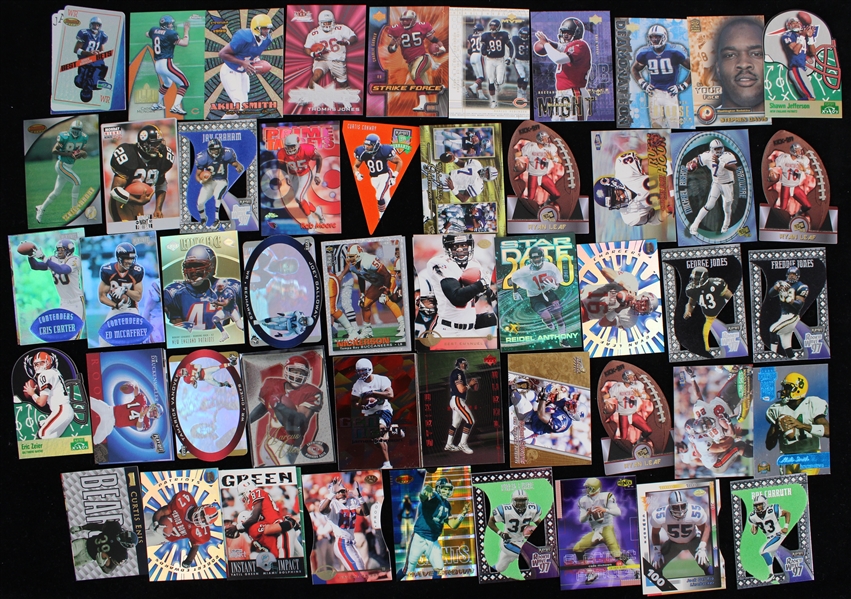 1990s-2010s Football Trading Card Collection - Lot of 200+