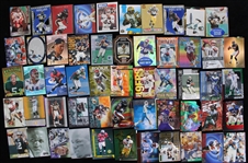 1990's-2010's Football Trading Card Collection - Lot of 200+