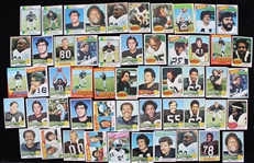 1970's Oakland Raiders Football Trading Card Collection - Lot of 200+ 