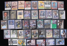 2000s Football Trading Card Collection - Lot of 165 w/ 65 Signed Cards