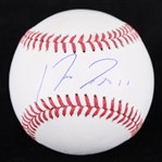 2025 Jose Ramirez Cleveland Guardians Signed OML Manfred Baseball (MLB Hologram / Fanatics)