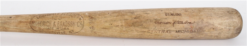 1965-68 Harmon Killebrew Central Michigan H&B Louisville Slugger Professional Model College Bat (MEARS LOA)