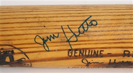 1976 Jim Hutto Rochester Red Wings Signed H&B Louisville Slugger Professional Model Game Used Bat (MEARS LOA / JSA)