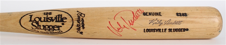 1986-89 Kirby Puckett Minnesota Twins Signed Louisville Slugger Professional Model Bat (MEARS A7)