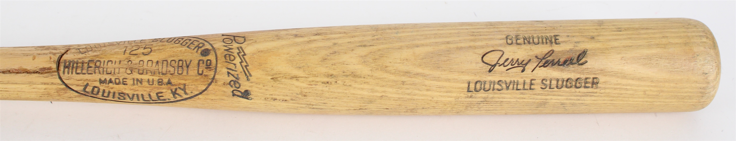 1975 Jerry Terrell Minnesota Twins H&B Louisville Slugger Professional Model Game Used Bat (MEARS LOA)