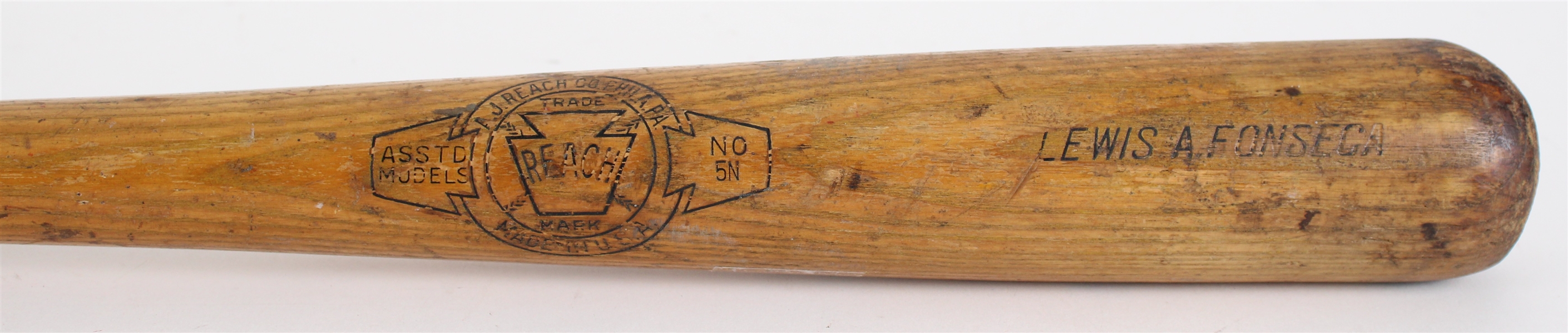 1933 Lewis Fonseca Chicago White Sox Reach Professional Model Bat (MEARS LOA)