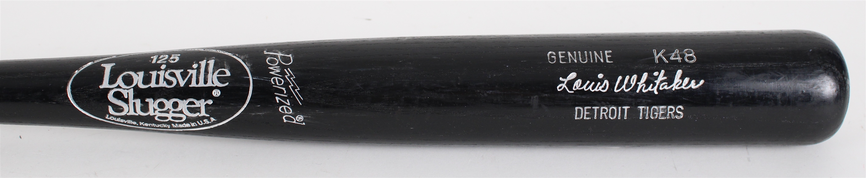 1991-95 Lou Whitaker Detroit Tigers Louisville Slugger Professional Model Game Used Bat (MEARS LOA)
