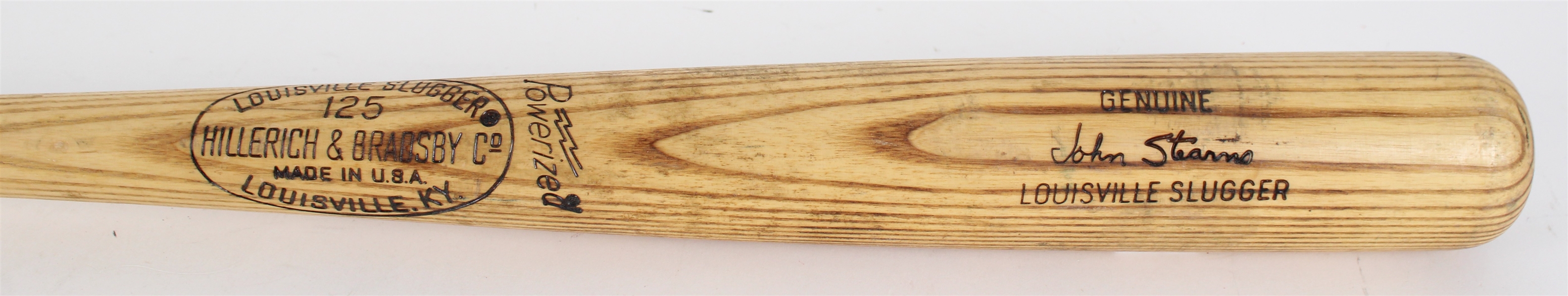 1975 John Stearns New York Mets H&B Louisville Slugger Professional Model Game Used Bat (MEARS LOA)
