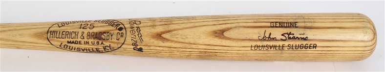 1975 John Stearns New York Mets H&B Louisville Slugger Professional Model Game Used Bat (MEARS LOA)