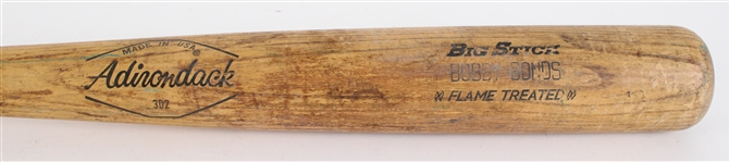1976-79 Bobby Bonds Angels / Rangers / Indians Adirondack Professional Model Game Used Bat (MEARS LOA)