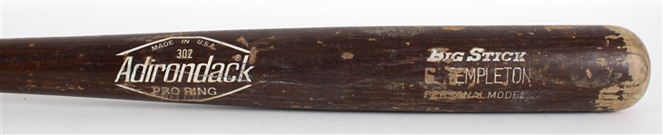 1981 Garry Templeton St. Louis Cardinals Adirondack Professional Model Game Used Bat (MEARS LOA)