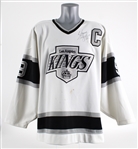 1989-90 Wayne Gretzky Los Angeles Kings Signed Game Worn Home Jersey (MEARS A10 / JSA) All Time Scoring Leader Season