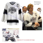 1989-90 Wayne Gretzky Los Angeles Kings Signed Game Worn Home Jersey (MEARS A10 / JSA) All Time Scoring Leader Season
