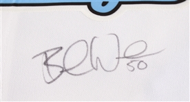 2010's Brenden Wise Rochester Red Wings #50 Signed Minor League Baseball Jersey (MEARS LOA/JSA)