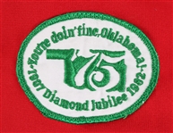 1982 Oklahoma City 89ers #14 Minor League Baseball Jersey with Oklahoma Diamond Jubilee Patch (MEARS LOA)