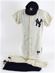 1968 Charley Smith New York Yankees Complete Home Uniform w/ Jersey, Pants, Cap, Stirrups & Belt (MEARS LOA)