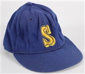 1989-90 Seattle Mariners Game Worn Cap Attributed to Ken Griffey Jr. (MEARS LOA)