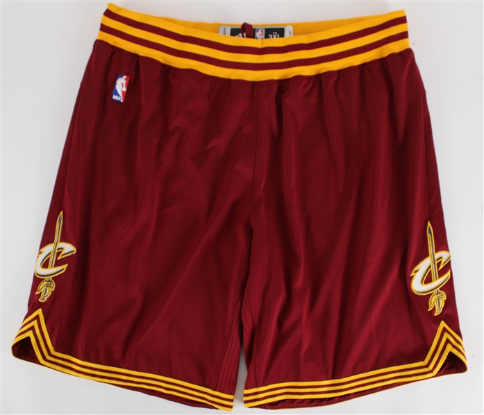 2014-15 Cleveland Cavaliers Uniform Shorts Attributed to LeBron James (MEARS LOA)
