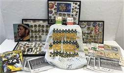 1930s-1990s Green Bay Packers Pinbacks, Sweatshirt, Photos & more (Lot of 90+)
