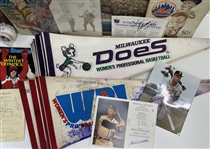 1950s-1990s Milwaukee Does Pennants, Baseballs, Posters & more (Lot of 35+)