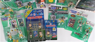 1990s-2004 MLB & NFL McFarlane's Sports Picks w/ Starting Line Ups & more (Lot of 34)