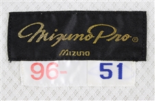 1996 Ichiro Suzuki Orix Blue Wave Game Worn Home Jersey (MEARS A10) Japan Series Championship Season