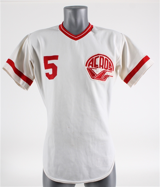 1984 Wade Rowdon Wichita Aeros Signed Minor League Baseball Jersey (MEARS LOA / JSA)